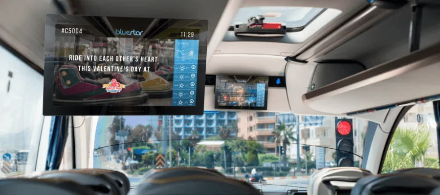 Digital Signage für Reisende im Transportbereich